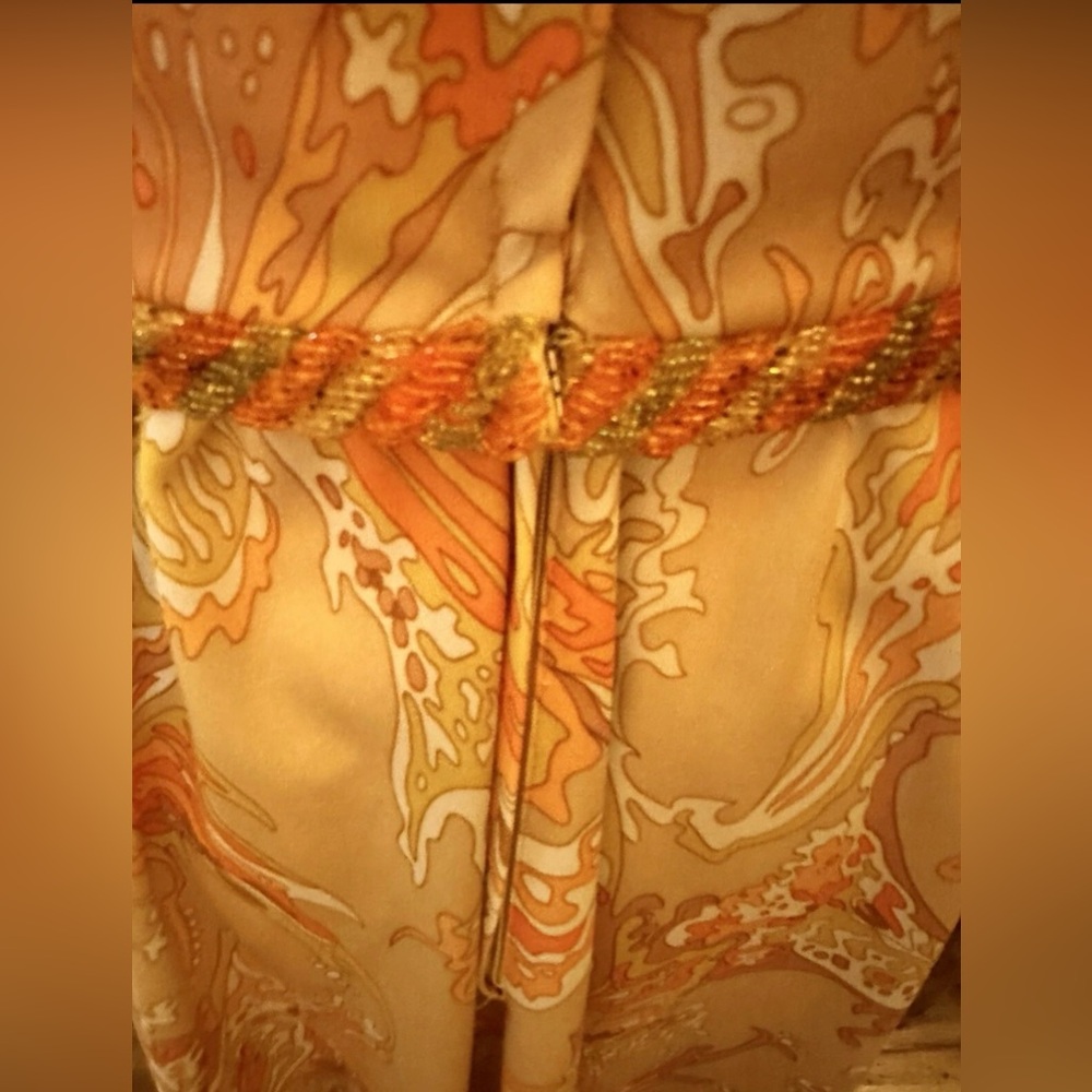 Hand Beaded Fred Rothschild Imperial Designs  1960’s elegant cocktail dress - Picture 9 of 11